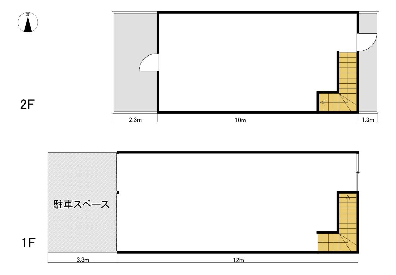 総社市秦倉庫間取り